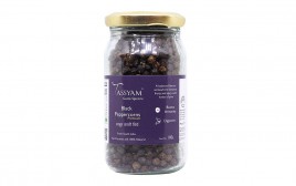 Tassyam Black Peppercorns   Glass Jar  100 grams